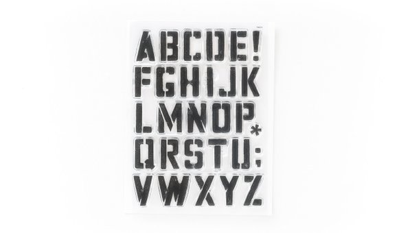 Alphas Are Awesome #32 6×8 Stamp Set, 1 of 2
