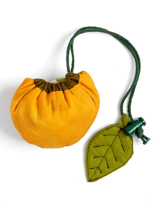 Orange Foldable Market Tote Bag, 2 of 3