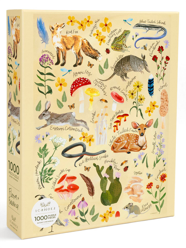 Flora & Fauna - 1,000 Piece Jigsaw Puzzle, 1 of 9