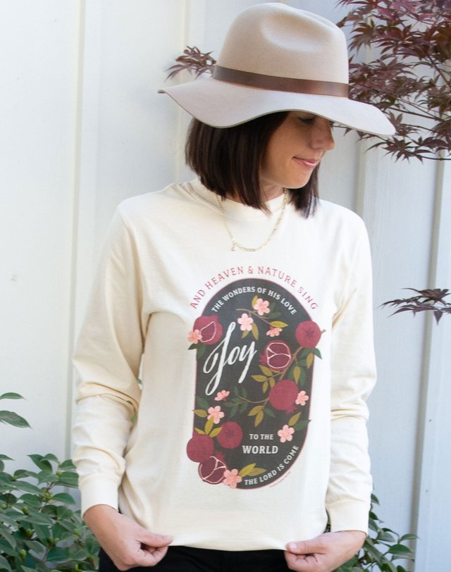 Pomegranate Faith Long-Sleeve Tee - Ivory, 2 of 3