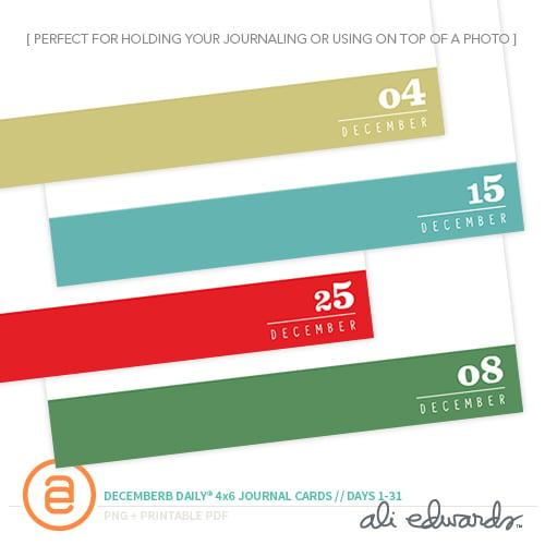 December Daily® 4×6 Digital Overlays No. 3, 1 of 1