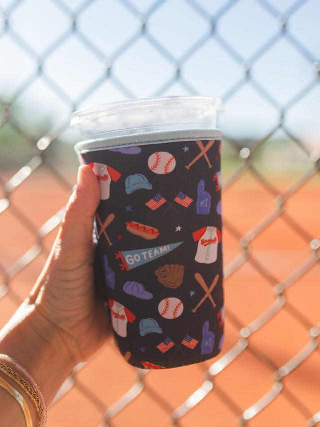 Take Me Out To The Ballgame Baseball Drink Sleeve , 3 of 6