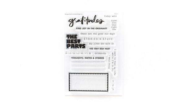 Stamp Set : 4×6 The Best Parts, 1 of 2