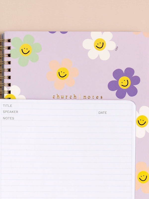 Happy Daisy Bible Study Spiral Notebook with Reference Maps by Callie Danielle, 9 of 9