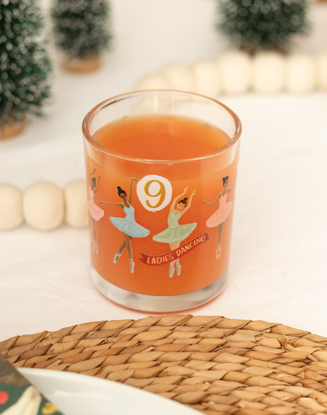 Nine Ladies Dancing 7.5oz Short Juice Glass, 2 of 3