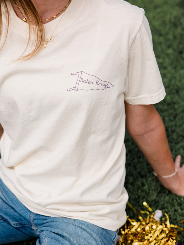 Baton Rouge Football Game Day Tee - Ivory, 2 of 5
