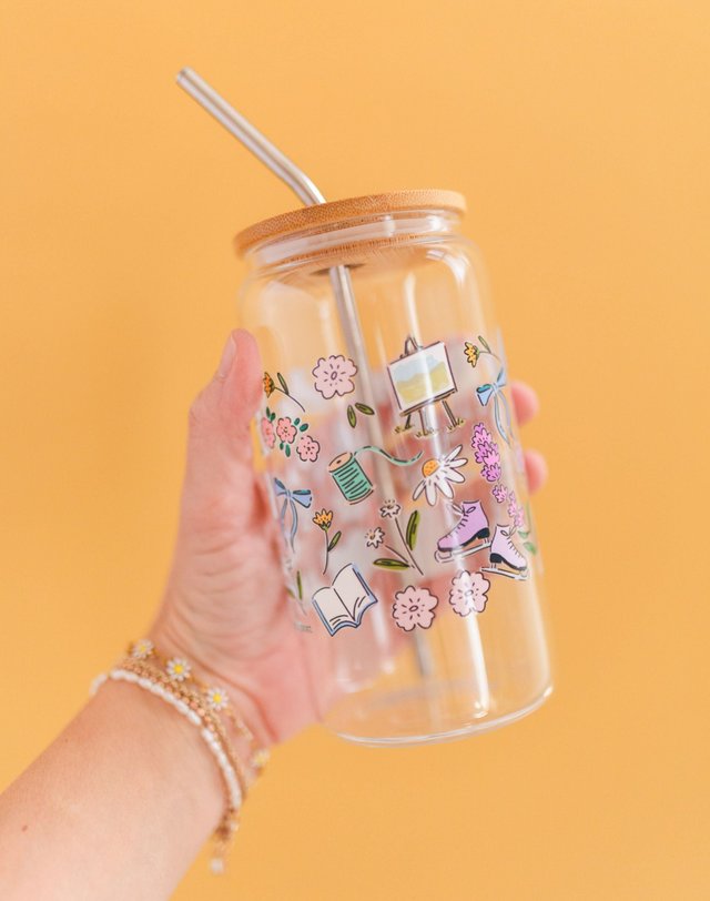 Little Women Glass Can, 1 of 4