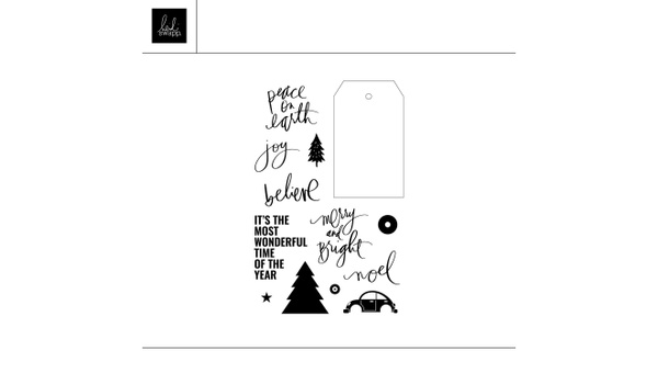 Digital 4×6 Christmas Tag Stamp, 1 of 1