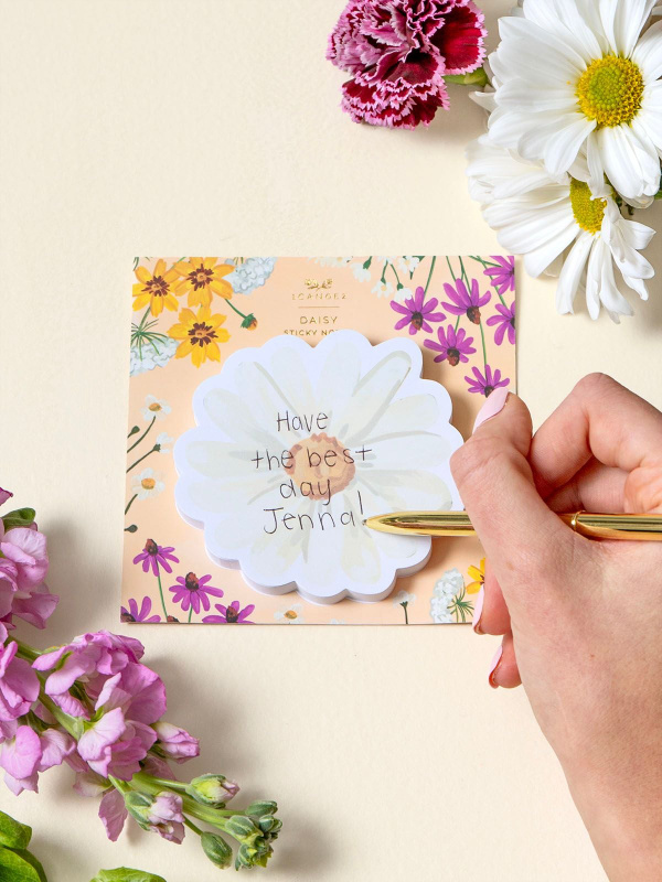 Vintage Blooms Daisy Sticky Notes, 2 of 3