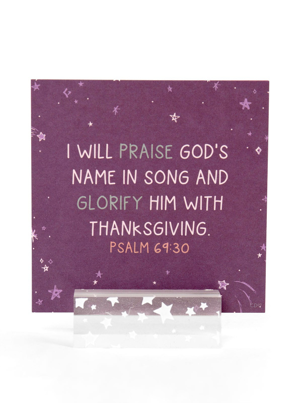 Verse for Gratitude – Bible Verse Card Set + Display Stand, 2 of 6