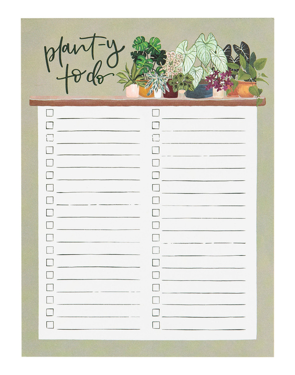 Planty To Do Notepad, 2 of 2