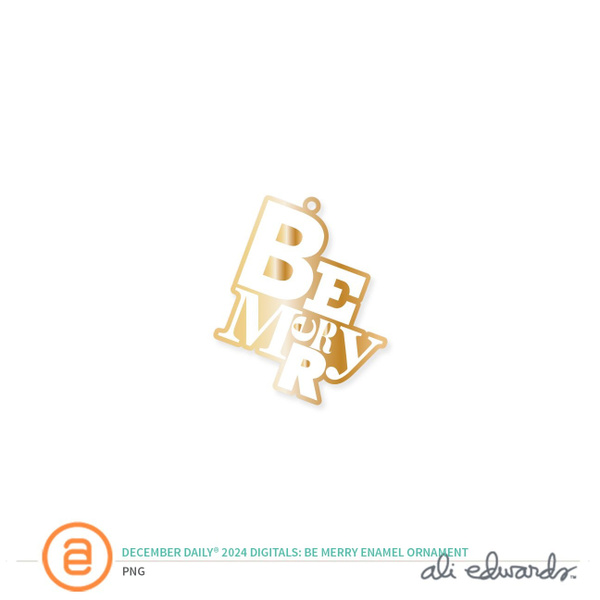 December Daily® 2024 Digital Enamel Ornament, 1 of 1
