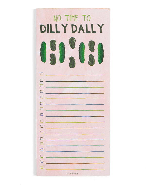 Dilly Dally Pickle Notepad , 1 of 2