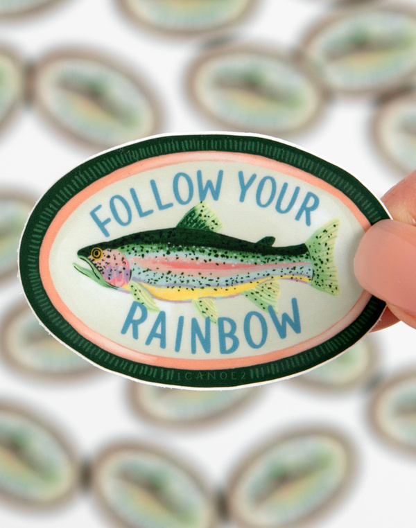 Follow Your Rainbow Decal Sticker, 2 of 5