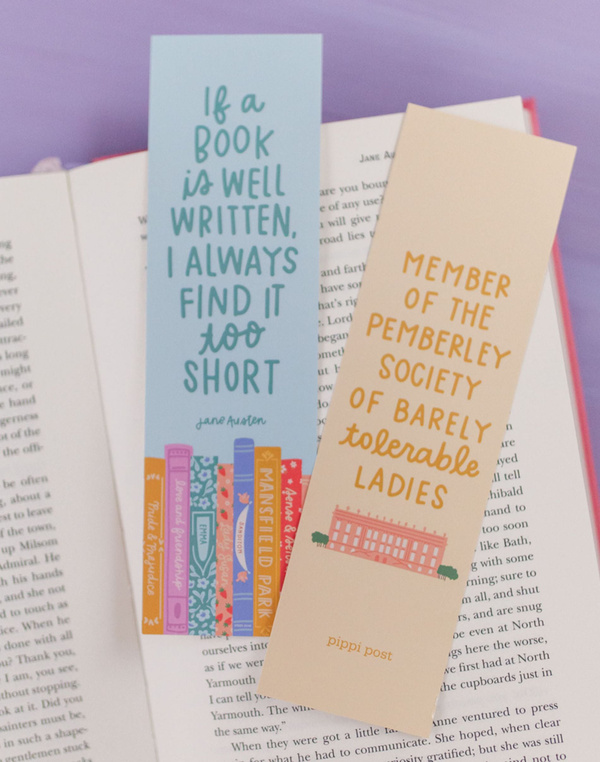 Jane Austen Books Bookmark Set, 3 of 5