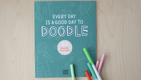 Doodle Prompts Coloring Book, 1 of 4