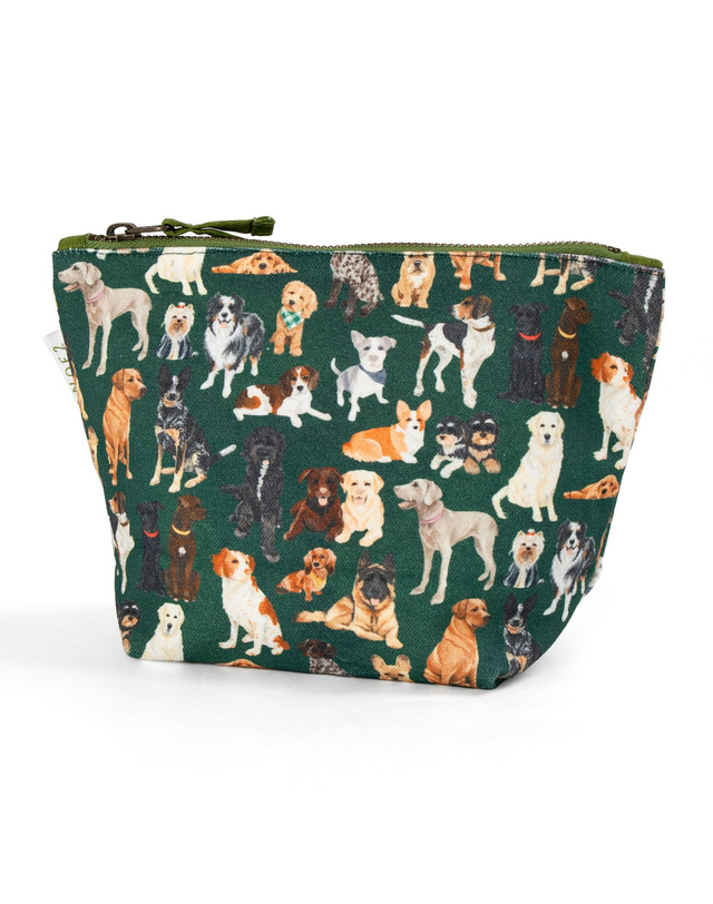 Furry Friends Dogs Canvas Pouch, 3 of 3