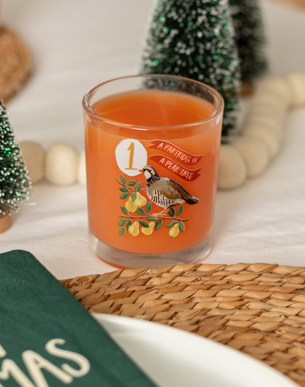 Partridge In A Pear Tree 7.5oz Short Juice Glass, 2 of 3