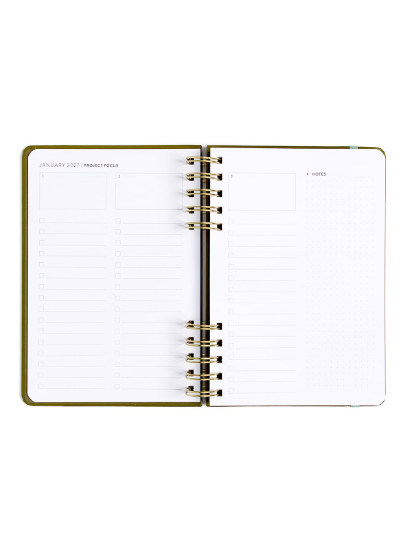 Green Spiral Planner - 2027 Calendar Year, 7 of 7