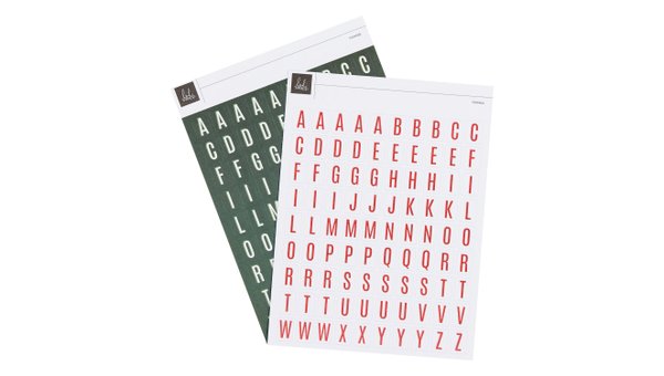 Jolly Holiday 6×8 Alphabet Sticker, 1 of 1