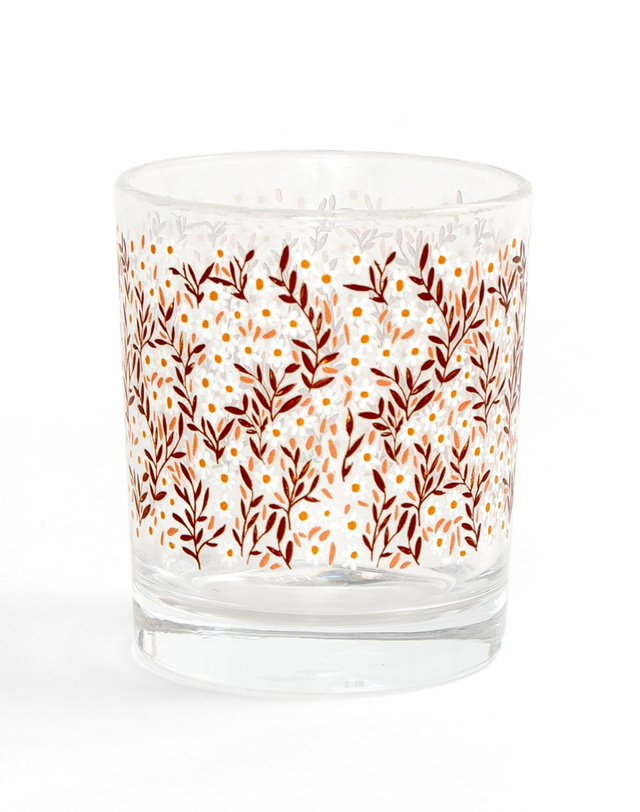 Pink Daisy Short Juice Glass, 4 of 4