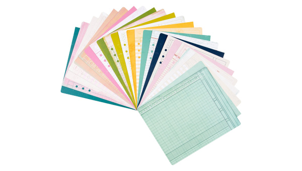 Memory Planner Ledger Pages, 1 of 2