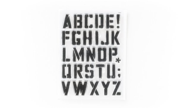 Alphas Are Awesome #32 6×8 Stamp Set, 1 of 2