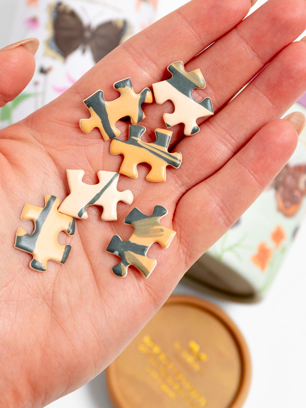 Flutter Friends - Set of Three 100 Piece Shaped Mini Jigsaw Puzzles, 5 of 5