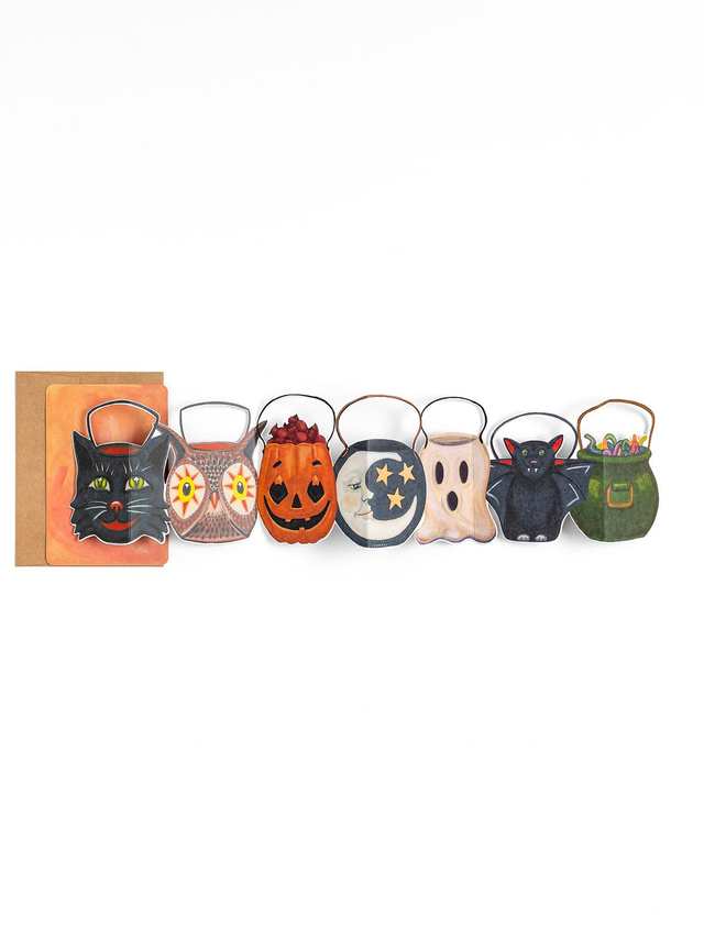 Spooky Sweets Halloween Accordion Greeting Card, 2 of 4