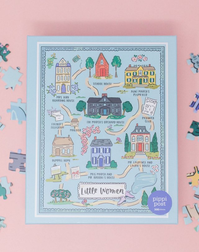 Little Women Map - 500 Piece Jigsaw Puzzle, 2 of 8