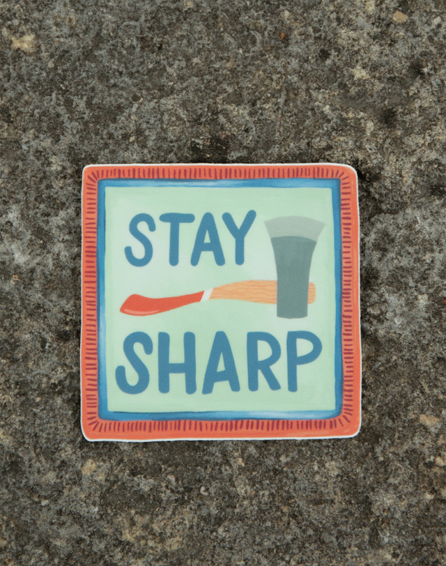 Stay Sharp Decal Sticker, 2 of 3