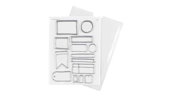 Stamp Set : 6×8 Hand-drawn Journaling Boxes, 1 of 6