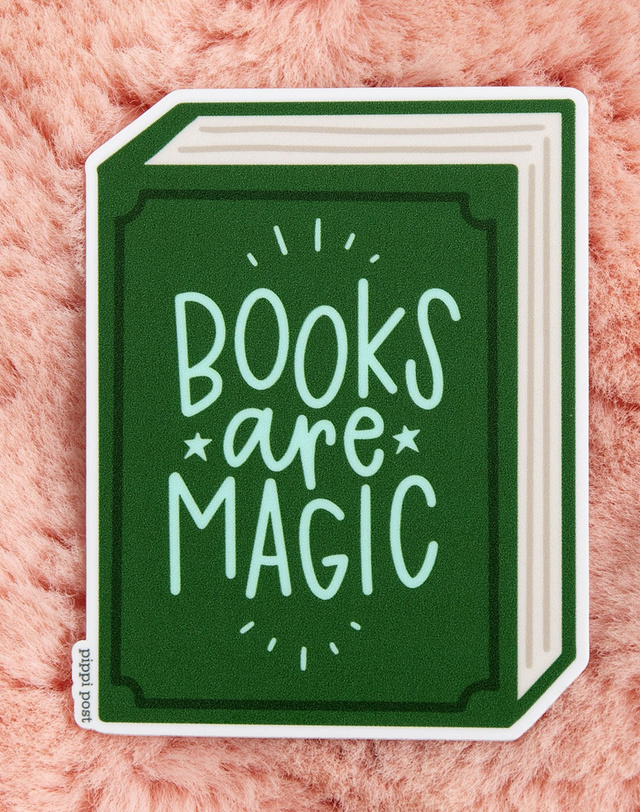 Books Are Magic Decal Sticker, 2 of 3