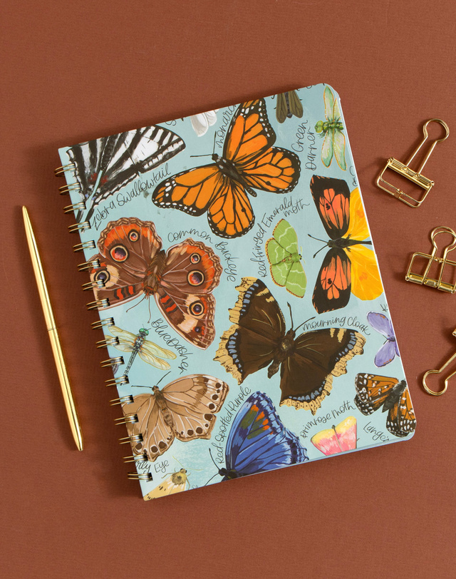 Flutter Friends Butterflies Spiral Notebook, 1 of 4