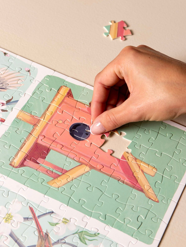 Home Tweet Home Birdhouses Grid - 500 Piece Jigsaw Puzzle, 6 of 7