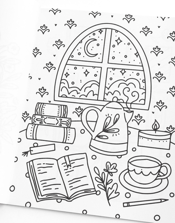 Book Lover Coloring Book , 7 of 8