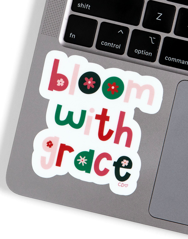 Bloom With Grace Decal Sticker, 2 of 2