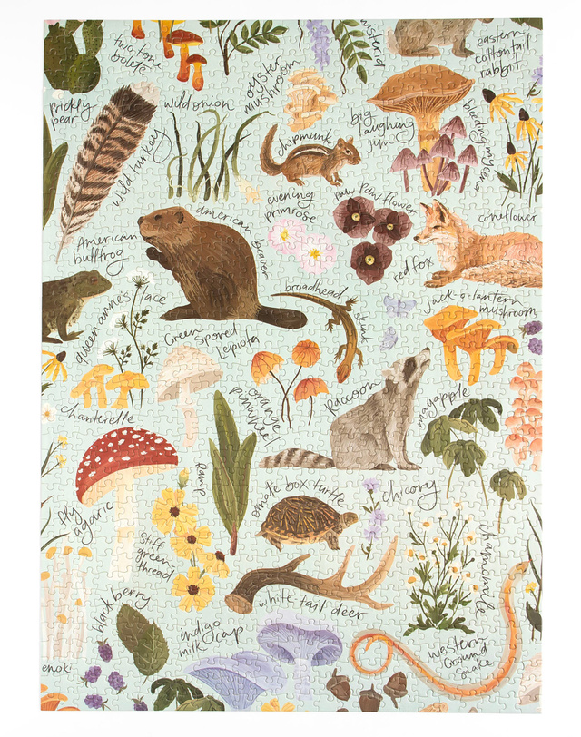 Flora & Fauna - 1,000 Piece Jigsaw Puzzle, 6 of 6
