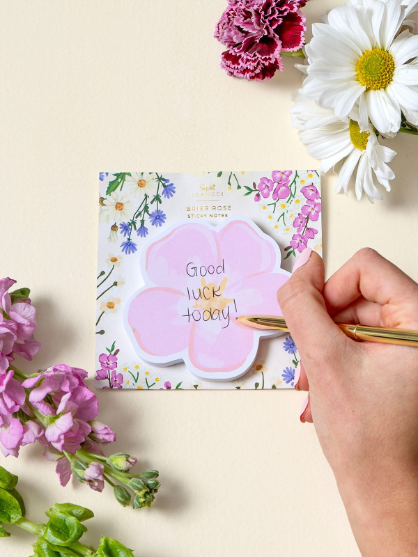 Vintage Blooms Brier Rose Sticky Notes, 2 of 3