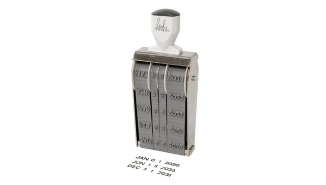 Mega Date Stamp - Heidi Classic, 1 of 7
