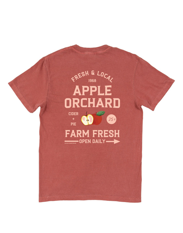 Apple Tree Farmers Market Tee - Crimson, 3 of 5