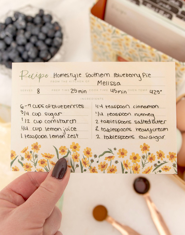 Goldenmane Recipe Cards - Set of 50, 4 of 6