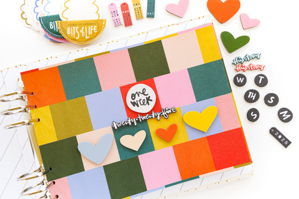 Painted Wood Veneer Hearts, 4 of 4