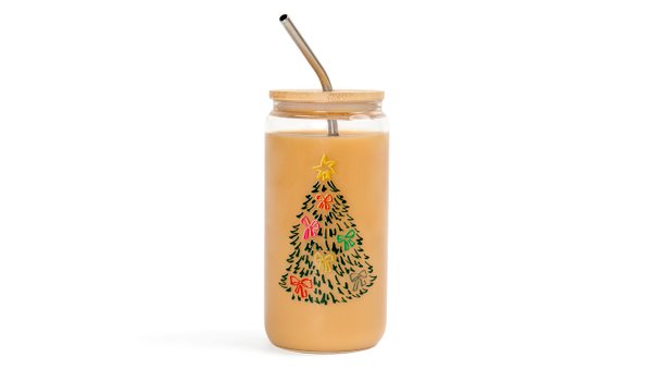 Bow Tree Glass Can, 1 of 5