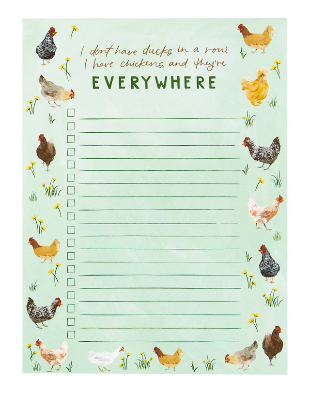 Chicken Meadows Notepad, 2 of 2