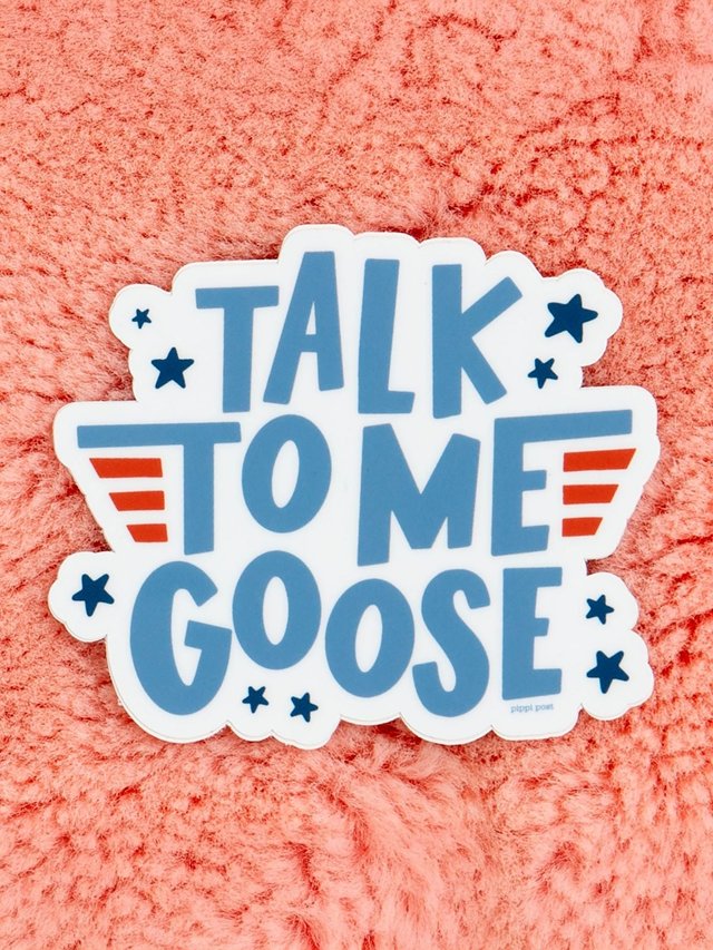 Talk To Me Goose Decal Sticker, 2 of 3