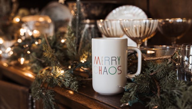 Merry Chaos Large Ceramic Coffee Mug, 2 of 5
