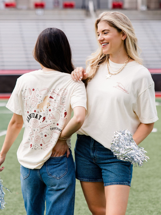 Norman Football Game Day Tee - Ivory, 3 of 5