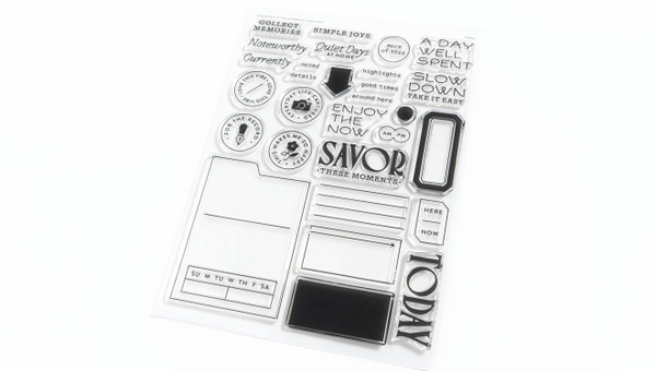 Stamp Set : 6×8 Savor The Moments, 2 of 7