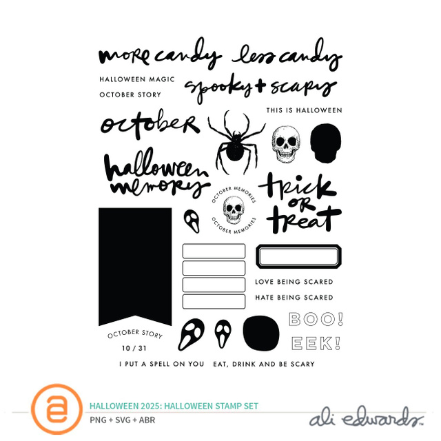 Halloween 2025 Digital Stamp Set, 1 of 1